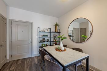 Dining space at the tribute apartments in raleigh, nc 27612